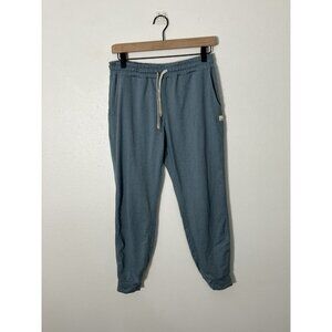 Vuori Blue Sweatpants with Elastic Waistband and Tapered Fit Size Small
